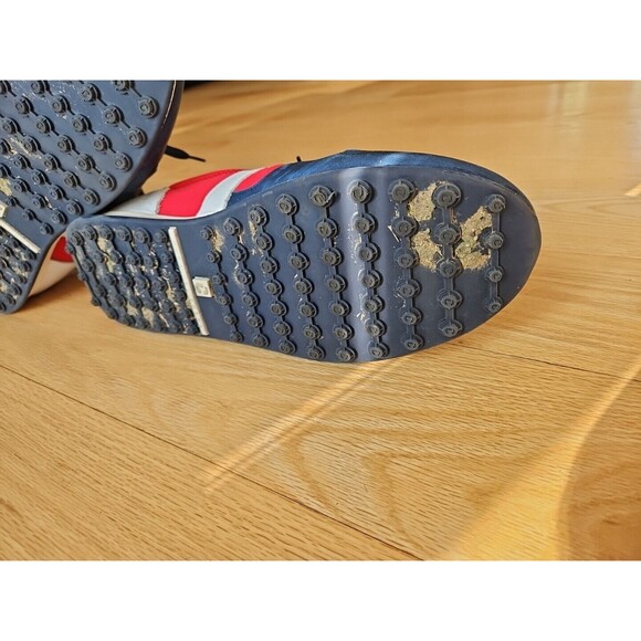 Duca Del Cosma Energy Golf Shoes/cleats, Mens Size 14 Red, Blue White Euc - Picture 9 of 13